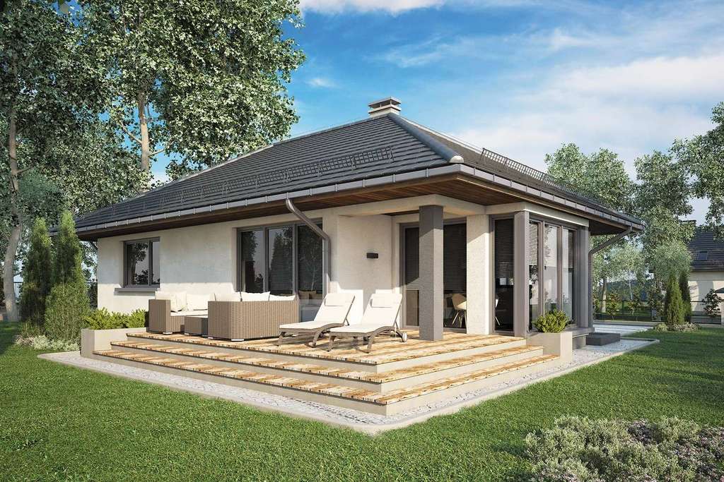 Wizualizacja projektu Dom SK5 - 3