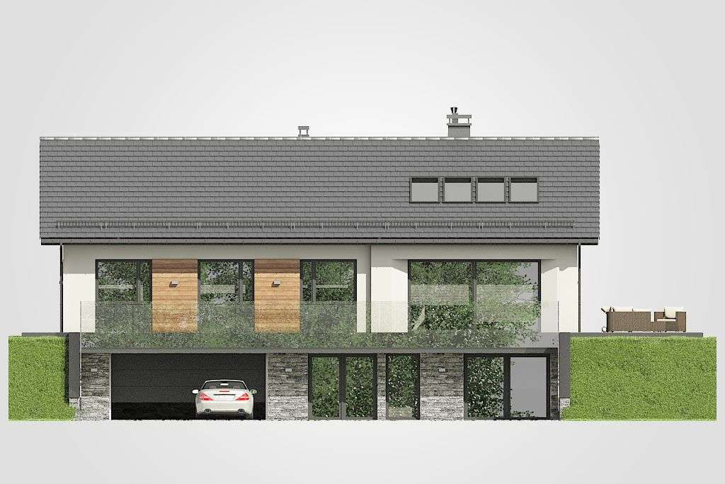 Elewacja domu Dom SK6 - 1