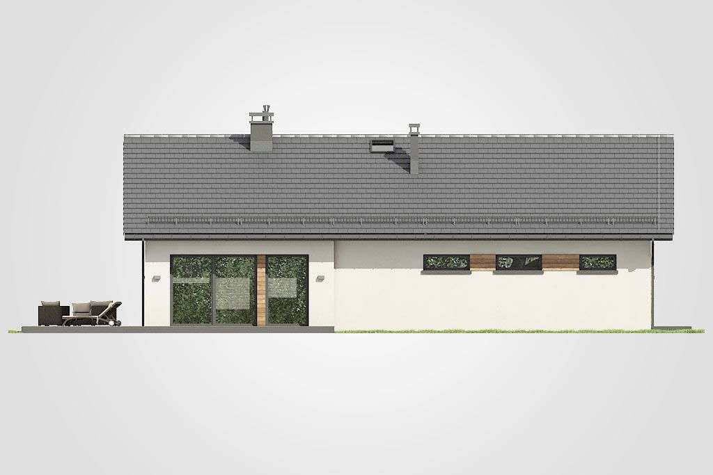 Elewacja domu Dom SK6 - 3