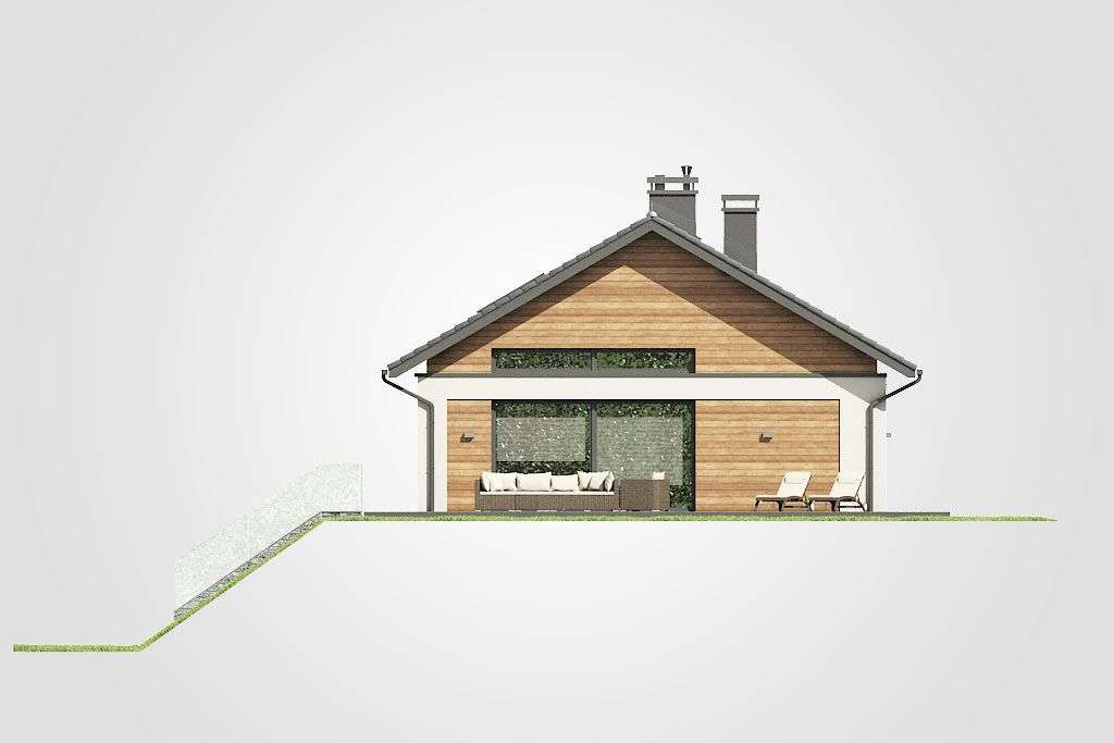 Elewacja domu Dom SK6 - 4