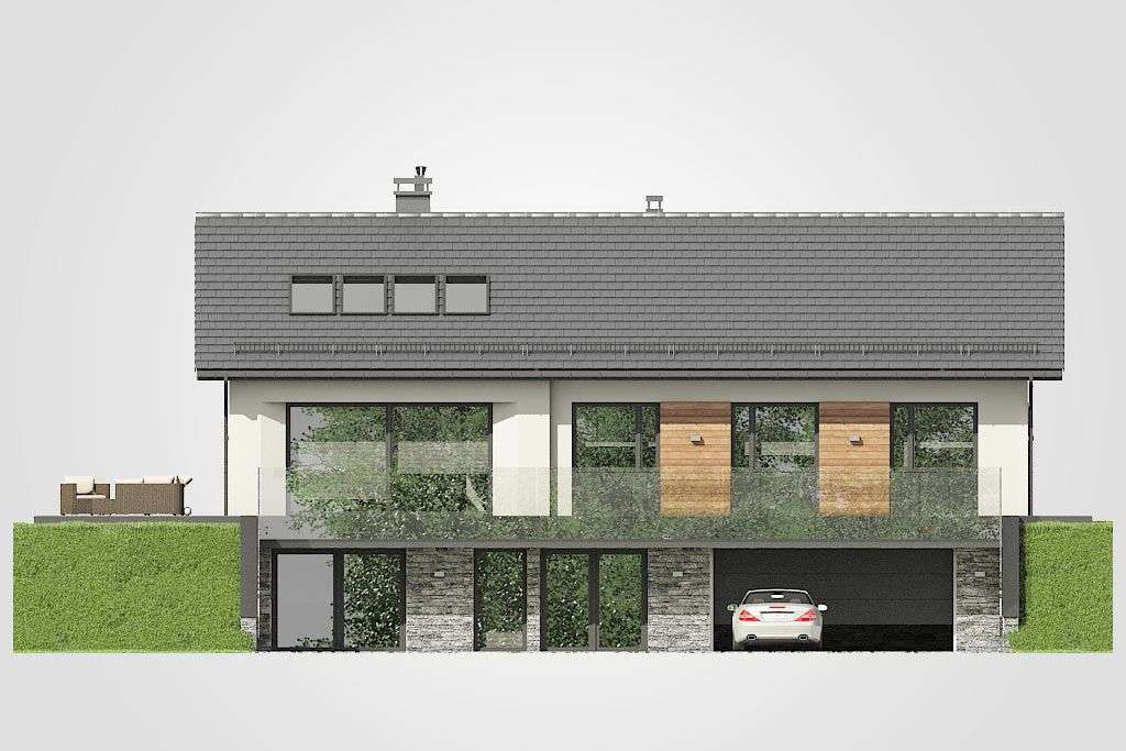 Elewacja domu Dom SK6 - 1
