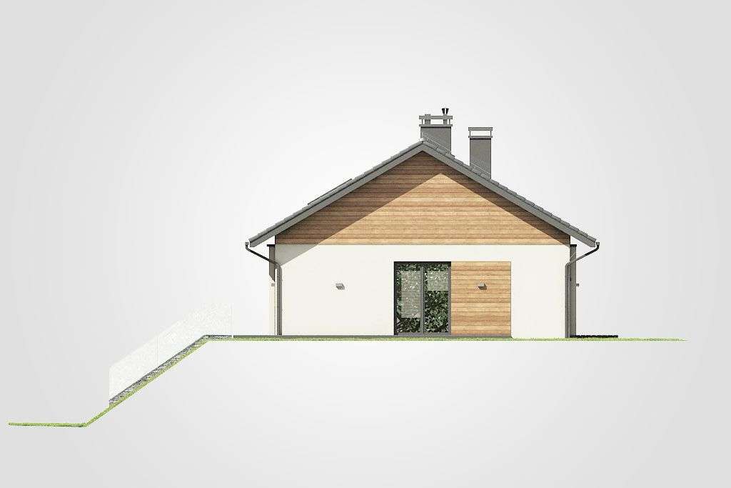 Elewacja domu Dom SK6 - 2