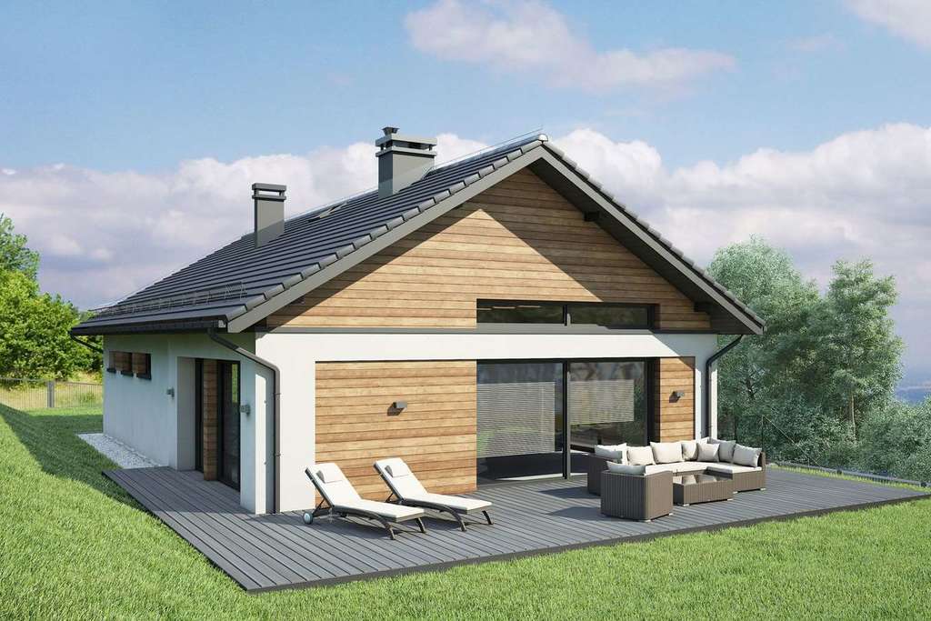 Wizualizacja projektu Dom SK6 - 4