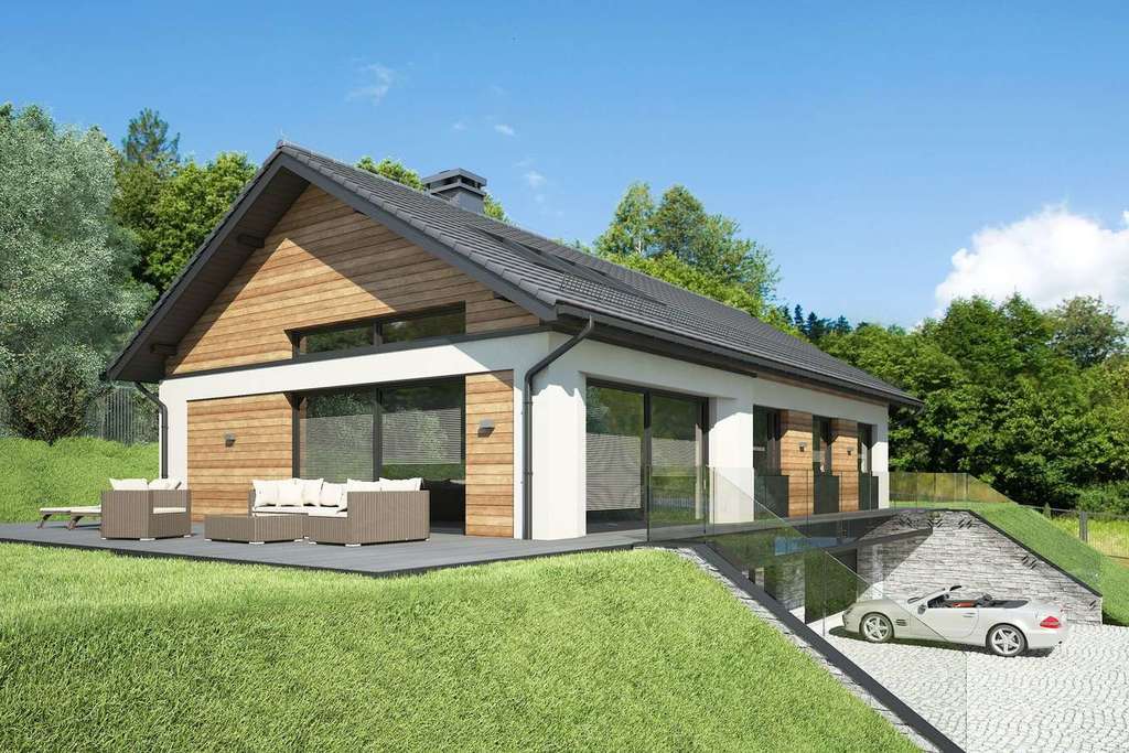 Wizualizacja projektu Dom SK6 - 5