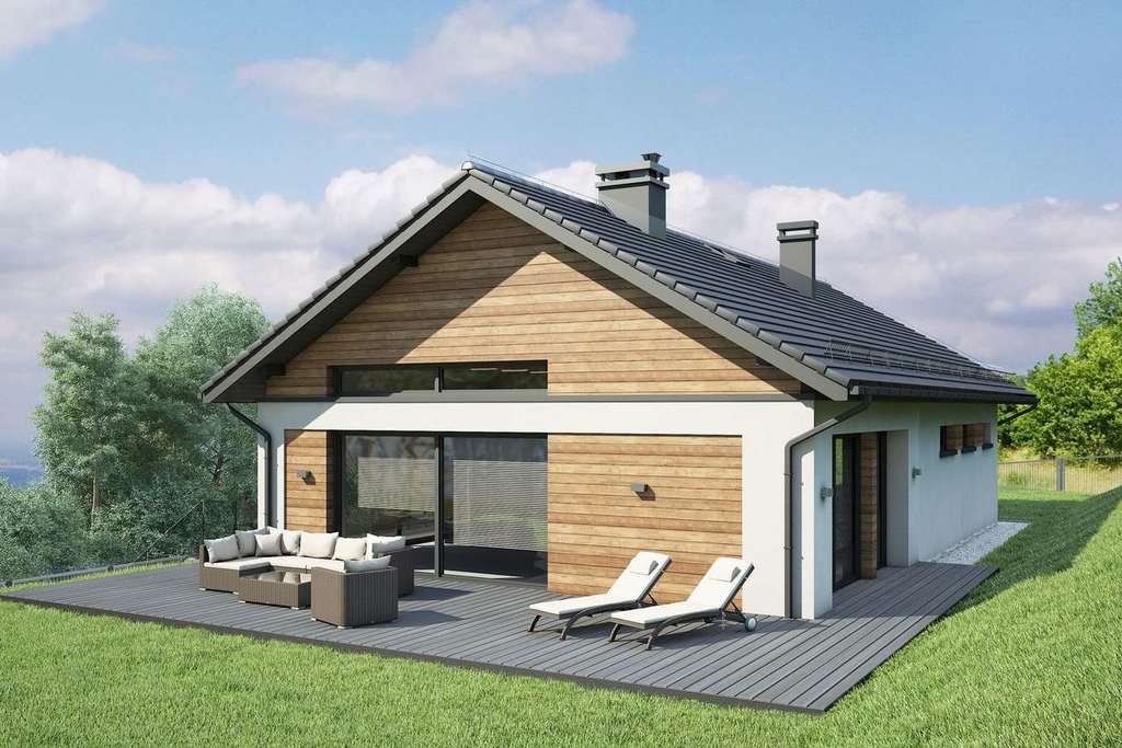 Wizualizacja projektu Dom SK6 - 4