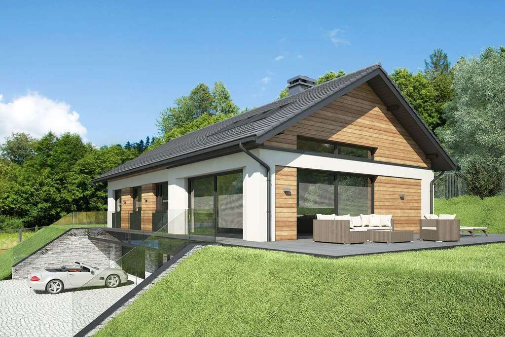 Wizualizacja projektu Dom SK6 - 5