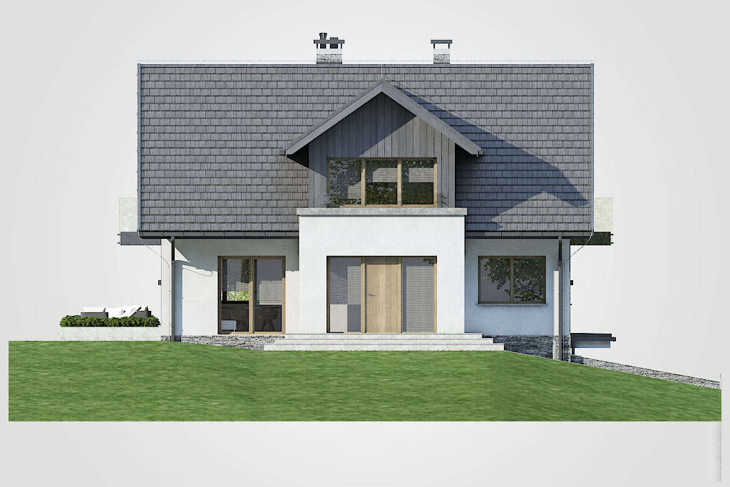 Elewacja domu Dom SK7 - 3