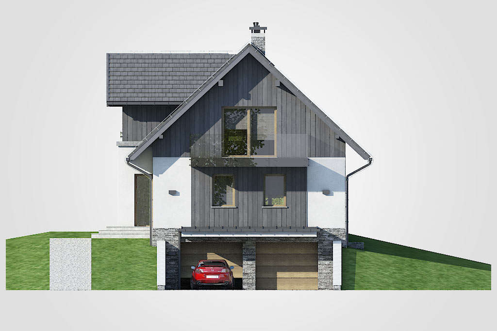 Elewacja domu Dom SK7 - 4