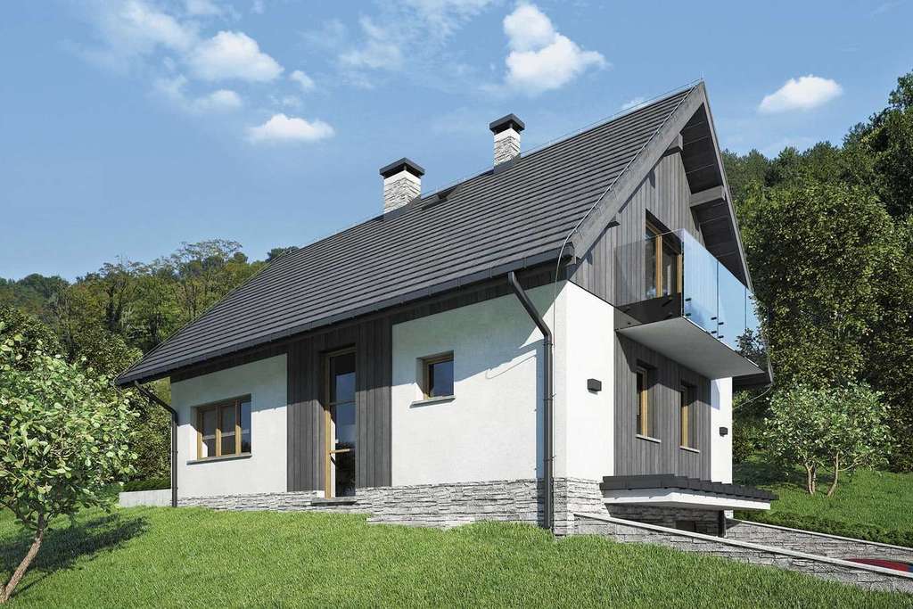 Wizualizacja projektu Dom SK7 - 5