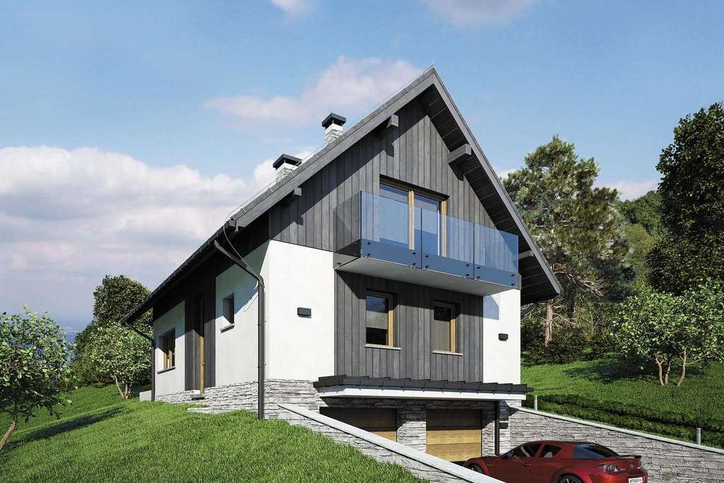 Wizualizacja projektu Dom SK7 - 6