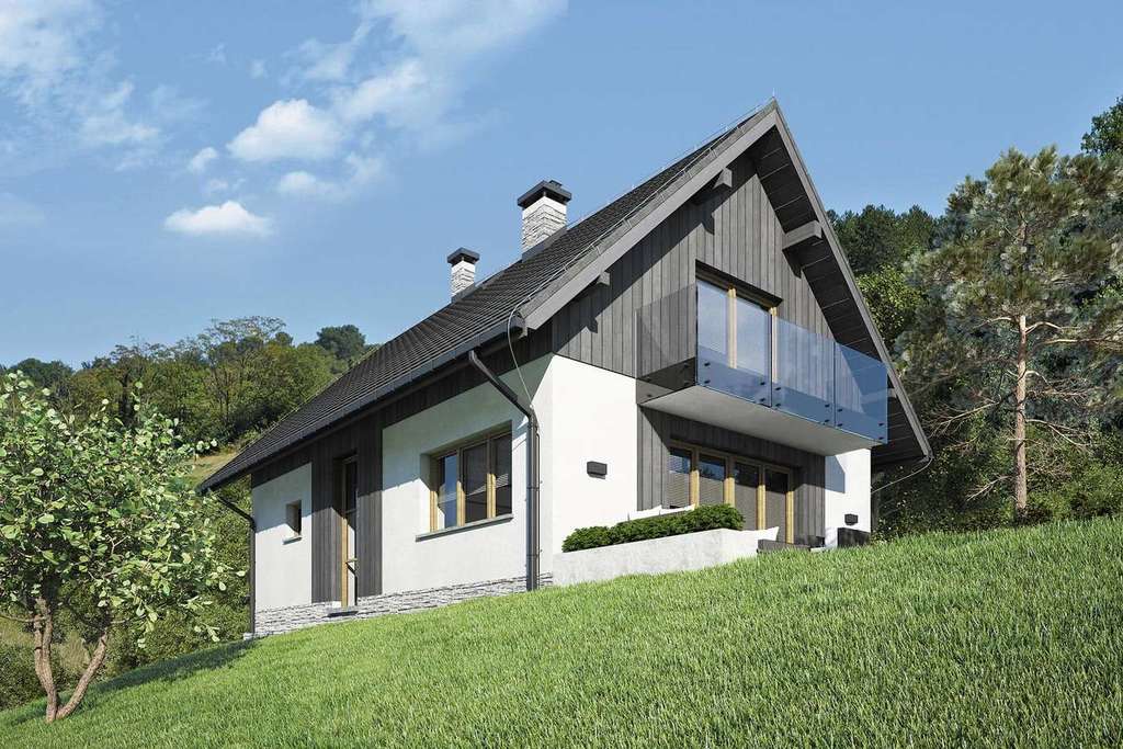 Wizualizacja projektu Dom SK7 - 3