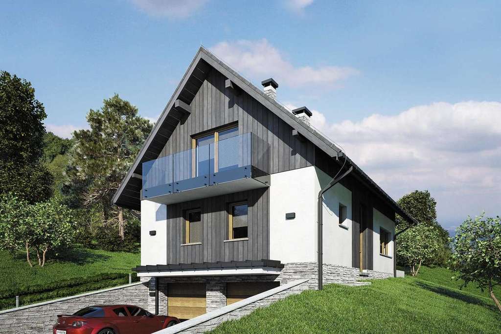 Wizualizacja projektu Dom SK7 - 6