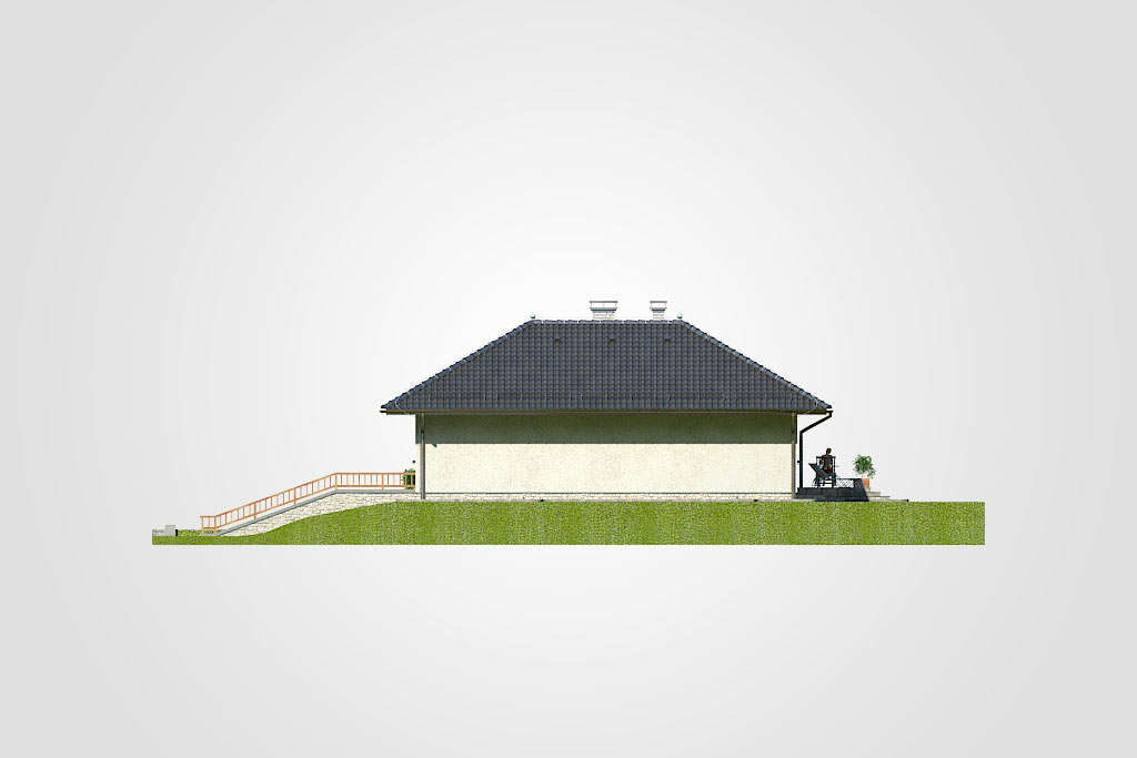 Elewacja domu Dom SK9 - 4