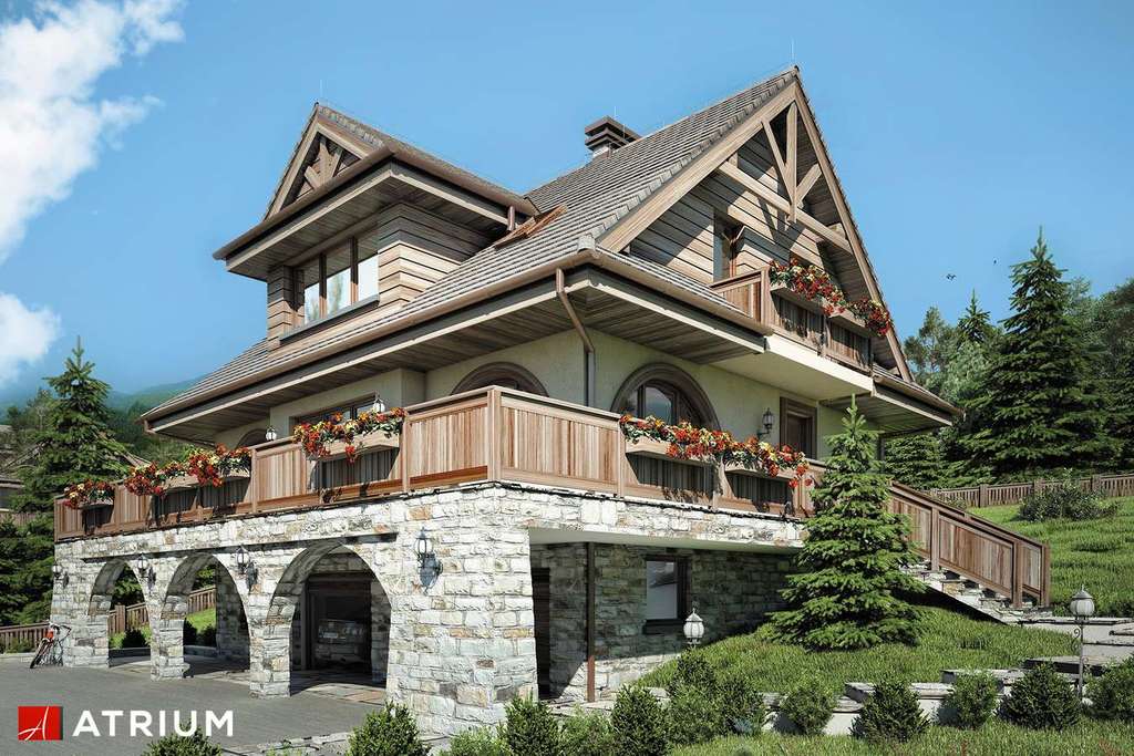 Wizualizacja projektu Dom SK13 - 3